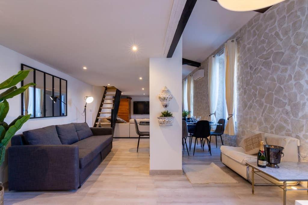 Penthouse Loft 5Min Palais Des Festivals And Beach Terrace View On Castle カンヌ エクステリア 写真